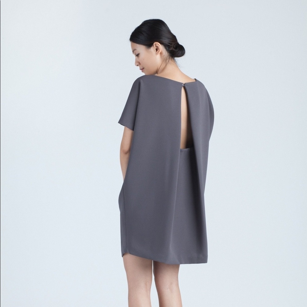 Kaarem Angle Mini Dolman Open Back Dress